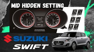 Suzuki Swift MID Hidden Features and Settings