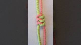 🐍 How to Make Macrame Snake Knot fast and easy ⛎ #knots #shorts #macrame #macrameknots