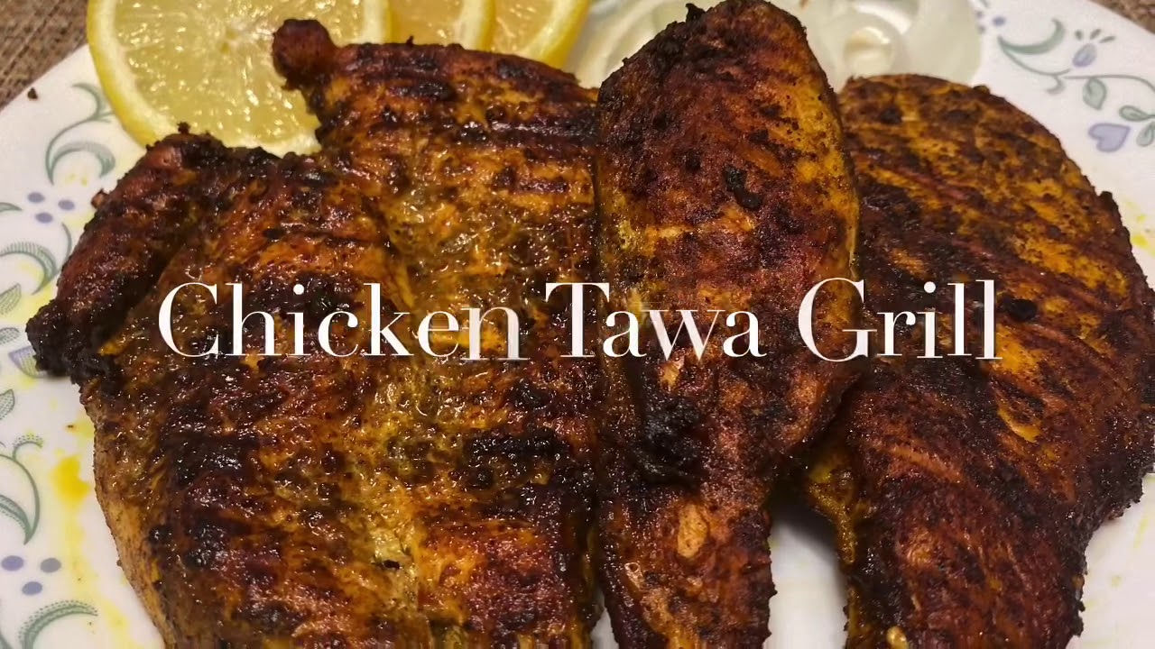 Chicken Tawa Grill/ Chicken Breast recipie/ No Oven/Stovetop Chicken