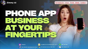6 of 9 Quick Wins with #JimmyAI : Manage Your Business Anywhere with the Phone App
