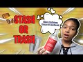 Shea Moisture Red Palm Oil & Cocoa Butter Leave-in Conditioner Demo & Review || STASH OR TRASH!?