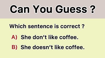 Which Sentence Is Correct? 🔥 English Grammar Quiz with Answers 2025