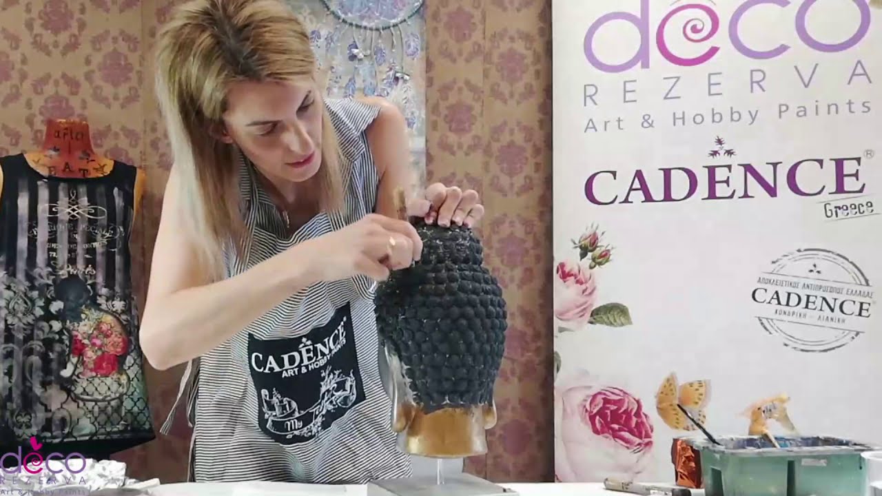 Εφέ σκουριάς με προϊόντα Cadence - Deco Rezerva craft