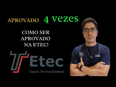 COMO PASSAR NA ETEC I MELHOR TÉCNICA!