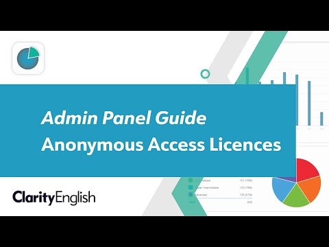 How to use: Admin Panel (Anonymous Access Licences)