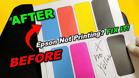 Epson Printer Not Printing Black/Color After Cleaning? Easy Fix for a Clogged Printhead!
