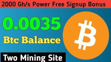 Two Free Bitcoin Mining Website | Free Cloud Mining Site 2020 | Ahmad Online