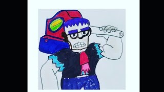 brawl stars fan barley draw drawing frank
