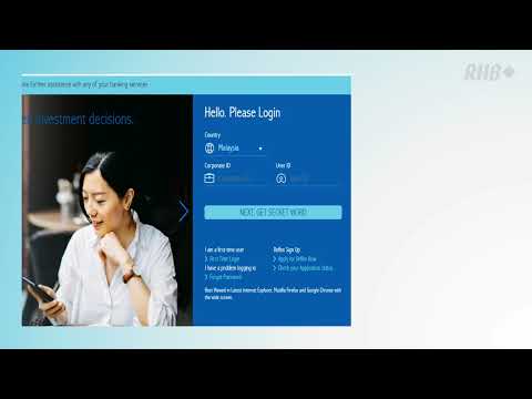 RHB Reflex : How to Perform First Time Login