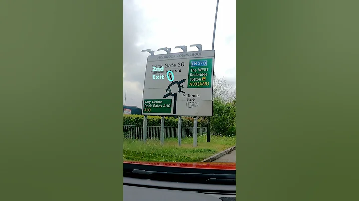 How to count exits on big roundabouts