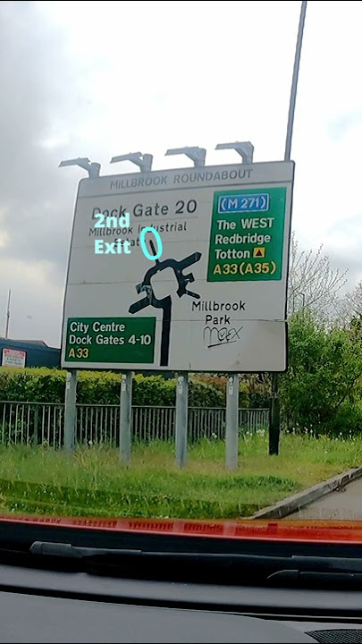 How to count exits on big roundabouts