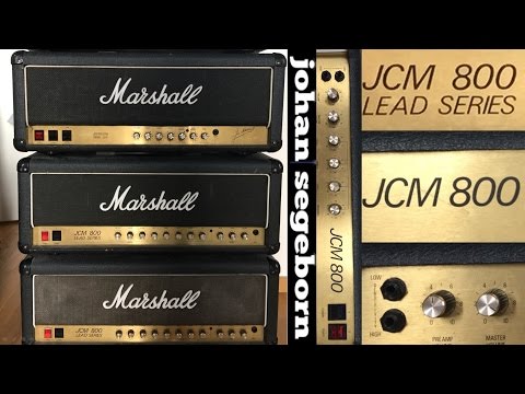 4 Versions of Marshall JCM800 - Shootout
