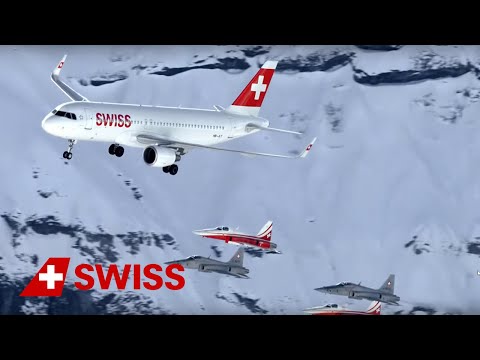 Airshow with SWISS Airbus A321 and Patrouille Suisse  | SWISS