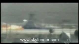 F 22 Raptor Fighter Jet crash land and skid 1 mile