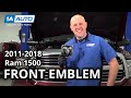 How to Replace Front Emblem 2011-2018 Ram 1500