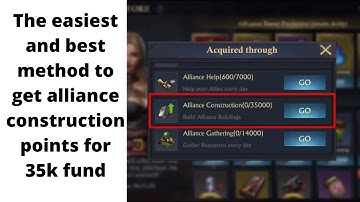 KING OF AVALON: The easiest and best method to get alliance construction points for 35k fund