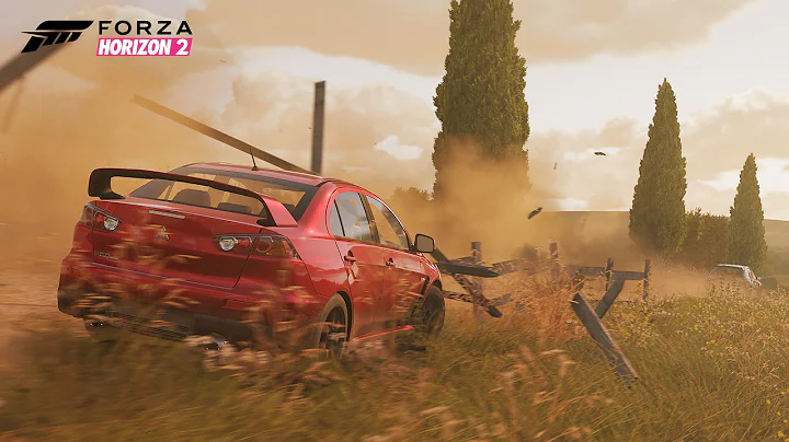 FORZA HORIZON 2 DEMO| HD 1080P|single player| First race (cross country) in a Mitsubishi EVO