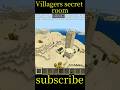 #Minecraft #Village me ye kya tha Villager ke secret room 🤯