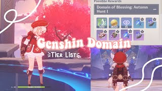 Genshin Domain TIER LIST 🌺| Genshin Impact