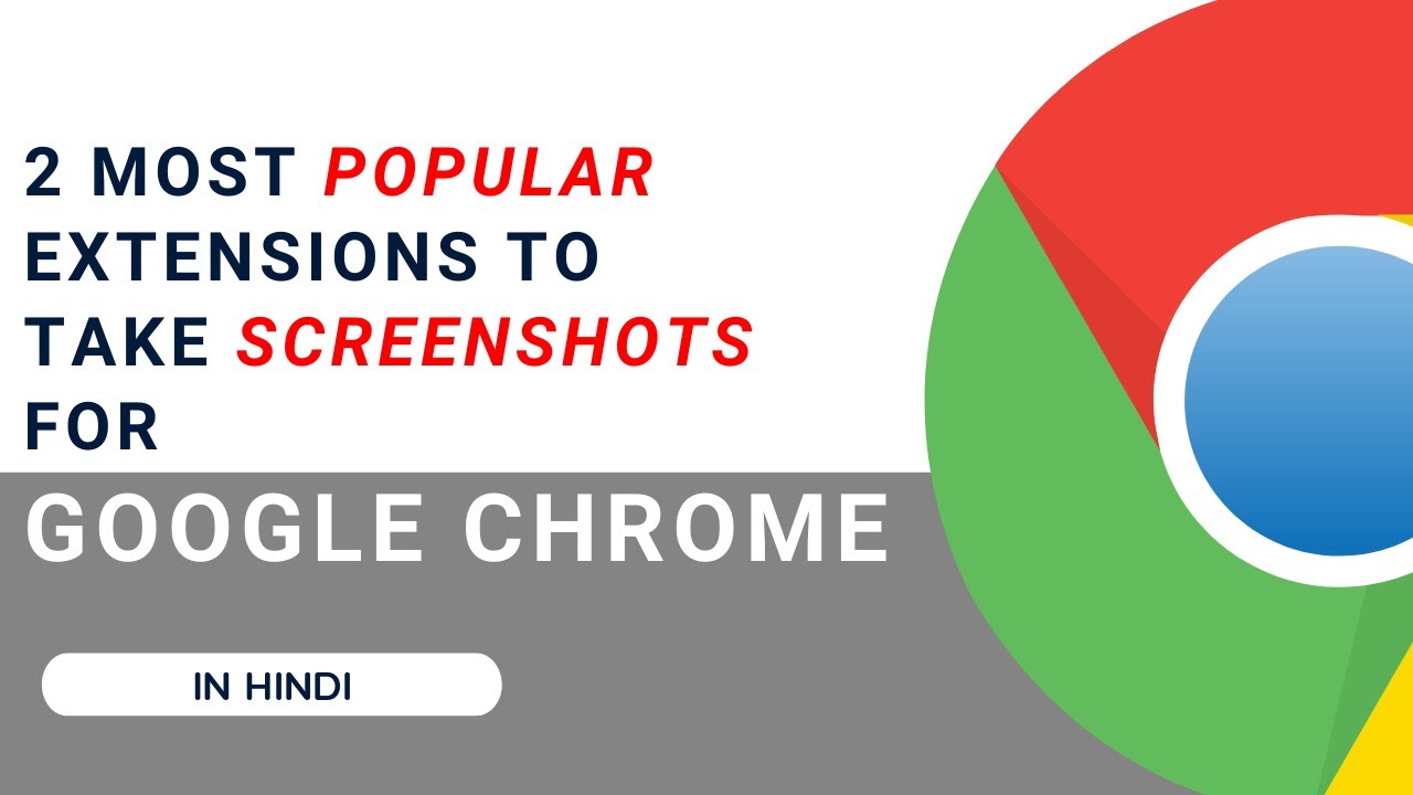 How to take a screenshot in Google Chrome | Full Page Screenshot - YouTube