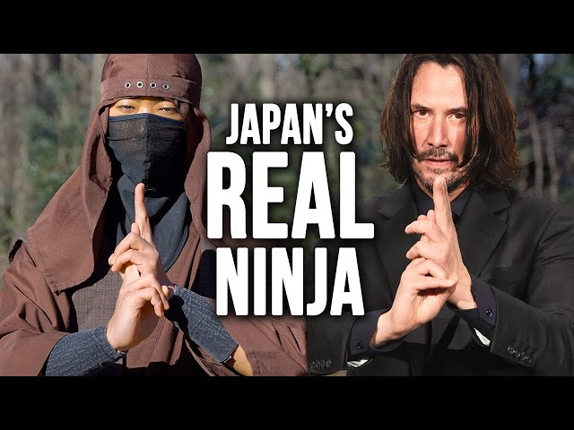 The Real NINJA who Taught Keanu Reeves Ninjutsu | JAPAN PROS #4 class=