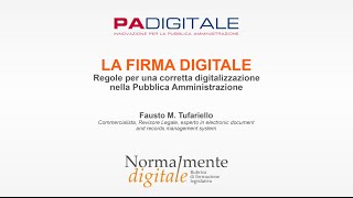 Normalmente Digitale - Cap. 2 - La firma digitale