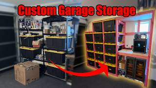Building Custom High-Capacity Garage Storage Rack Storage and 3D Printer Work Bench