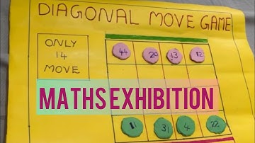 Maths game.Diagonal move maths game | maths exhibitions #mathematics #mathsday