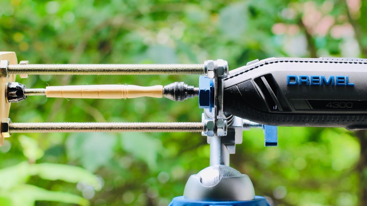 신박한 드레멜 우드터닝 목선반 Amazing DREMEL Wood Lathe 목공 DIY YouTube