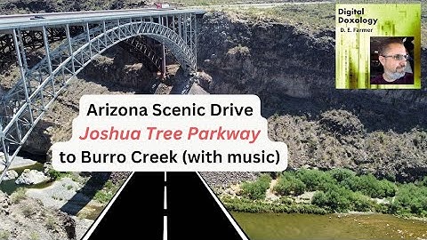 Arizona Scenic Drive - Highway 93 - Joshua Tree Parkway (with Music)