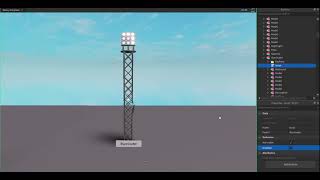 Famous Tower Falling Animation (Test) | Roblox Studio Wealth