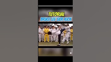 BRUCE LEE SIDE KICK TUTORIAL⚡💥#brucelee#sidekick #tutorial#viral#reel #video#viralreel #viralvideo