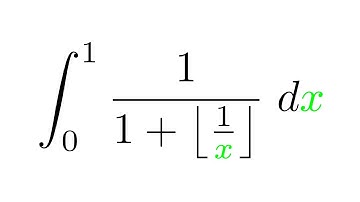 A cool floor function integral