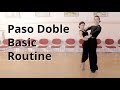 Paso Doble Basic Routine Membership Figures | Marts Smolko - Tina Bazykina