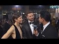 Watch Justin Timberlake & Jessica Biel’s Globes Red-Carpet Interview Turn Into a Love Fest