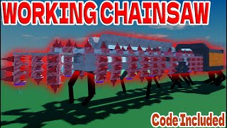 Building a Working CHAINSAW in Evolve 3D [Code Included]