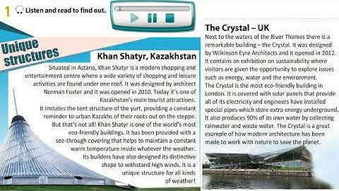 Grade 8. Module 1. "Unique structures"