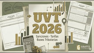 UVT 2026 en Colombia: Cambios en sanciones, tarifas y topes que debes conocer.