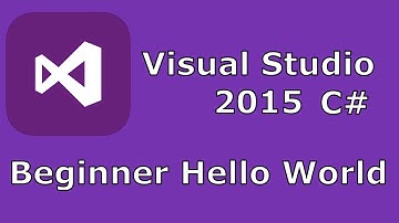 How to Create HelloWorld in C# - Visual Studio 2015