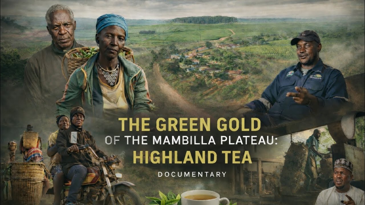 Still from The Green Gold of Nigeria - Highland Tea on the Mambilla Plateau: Highland Tea
