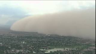Raw video: Massive dust storm covers Phoenix