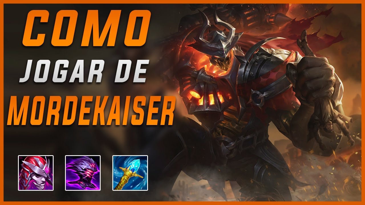 RANKED MORDEKAISER FUI TOP DANO * PEGUEI O MEU MAIN CONTRA UM GNAR TOP E O  ELO VEIO - LOL 2020