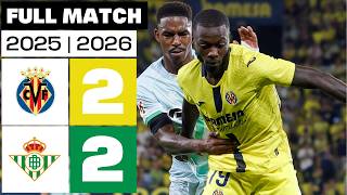 Villarreal CF 2 - 2 Real Betis 2025/26 VISAS MĖGINYS