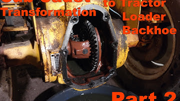 Cub Cadet 149 Transformation to TLB Part 2