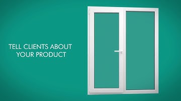 Window  3D Animation Advertising Video || UPVC Windows and Door Video Ads in low price