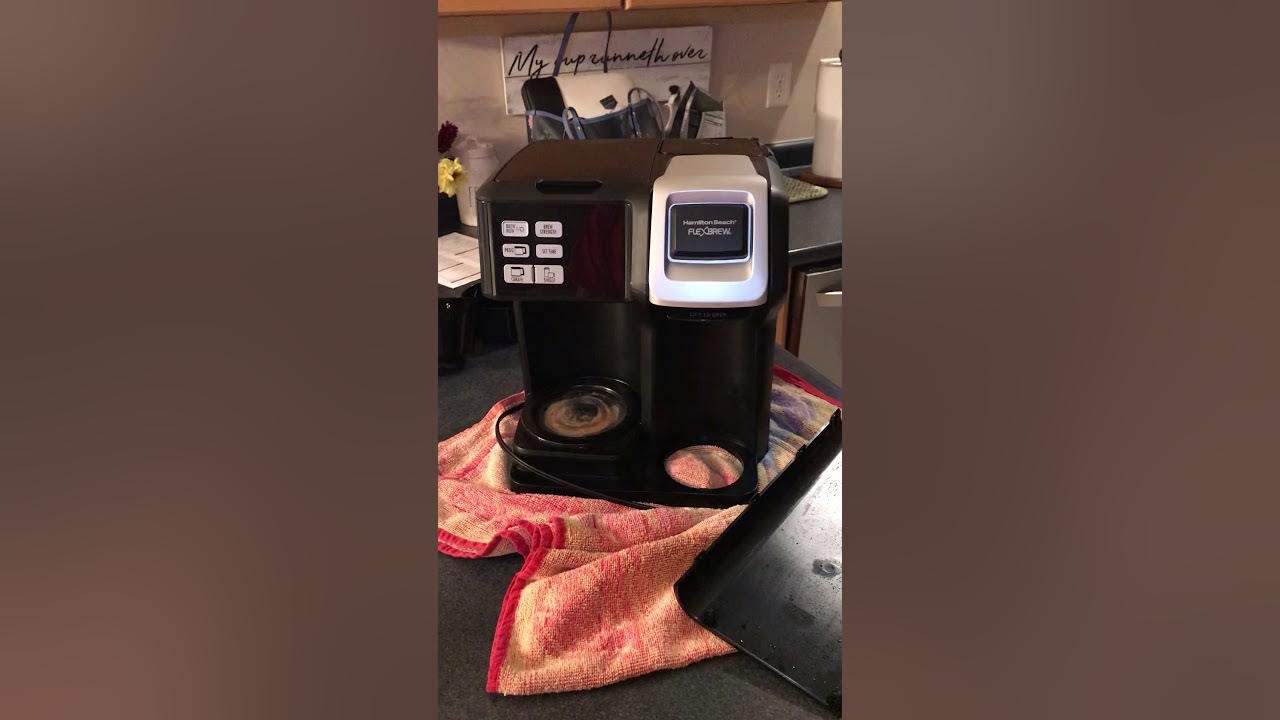 Fix a leaking Hamilton Beach FlexBrew Coffee Maker YouTube