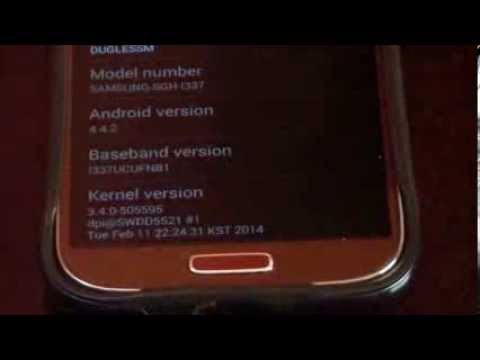 SAMSUNG AT&T S4 4.4.2 KITKAT UPDATE FIRMWARE EMAIL SYNC FIX