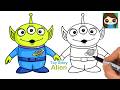 How to Draw an Alien | Toy Story