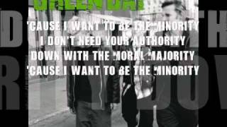 Green day - Minority Lyrics