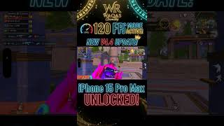 iPhone 15 Pro Max 120 FPS Gameplay is Next Level! 👑🔥 #pubgmobile #shorts #gaming